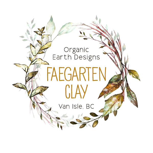 Faegarten Clay logo - Clay products made on Vancouver Island