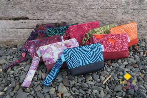Assorted Essential Oil carrying cases, product handmade on Vancouver Island by Taryn's Cloth Creations