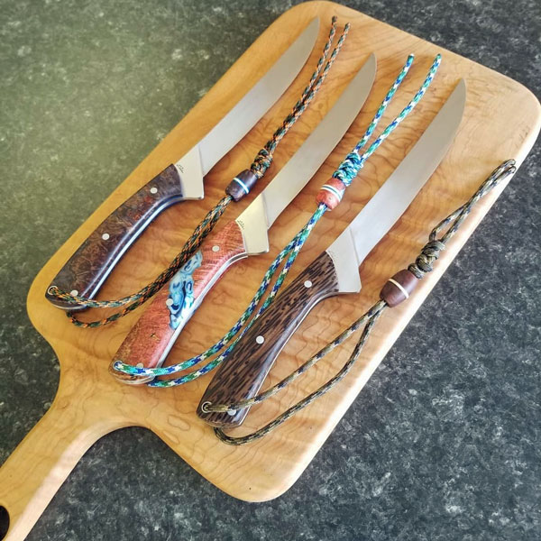custom fillet knives made in Canada on Vancouver Island BC