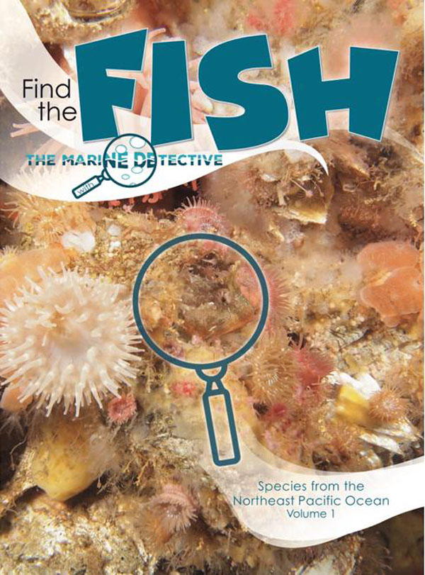 Marine Detective find the fish book, Vancouver Island underwater search and find book product