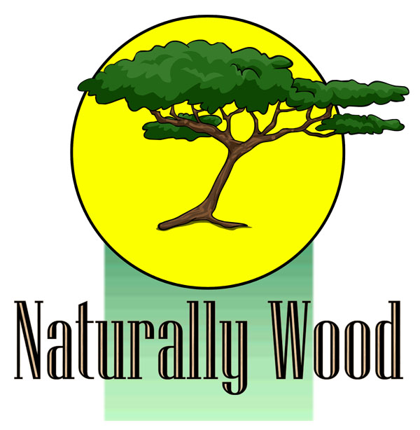 Naturally Wood logo, woodworker on Vancouver Island making wooden boxes