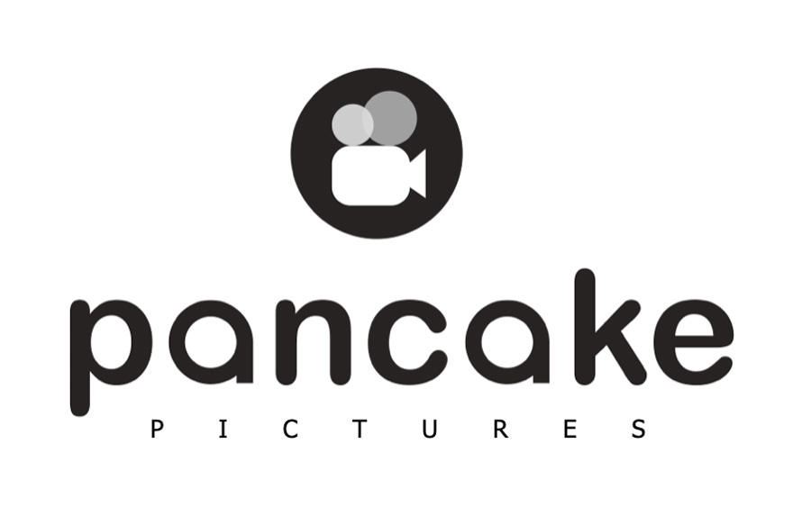 Pancake products logo, video editing and shooting, and photography company located in Qualicum Beach Vancouver Island