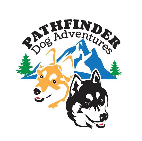 Pathfinder Dog Adventures logo, dog walking and dog treats in Duncan Vancouver Island